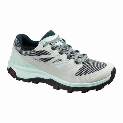 Női Salomon OUTLINE GORE-TEX Túracipő SA7041352 Kék